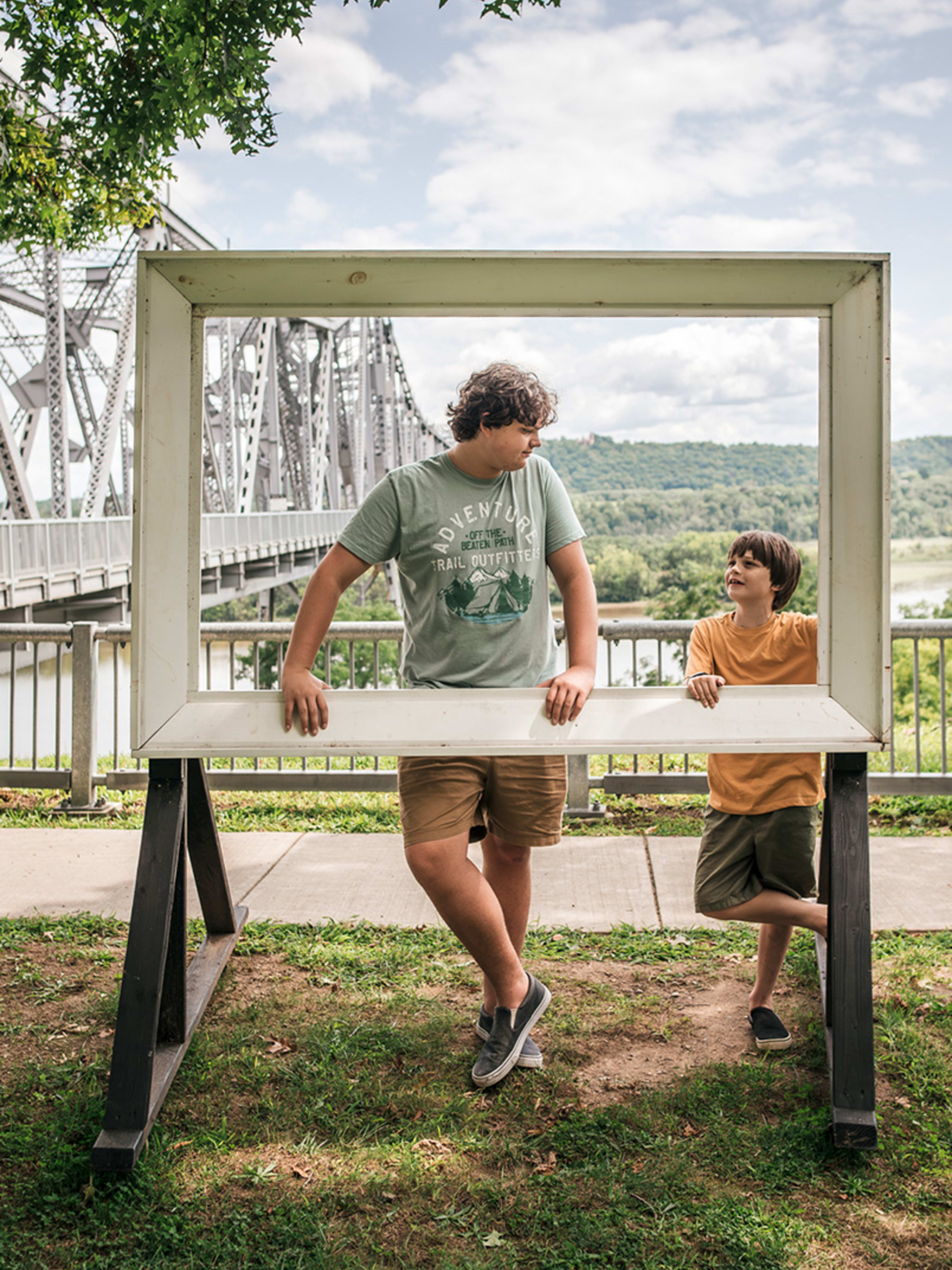 Picture perfect by the Hudson River Skywalk