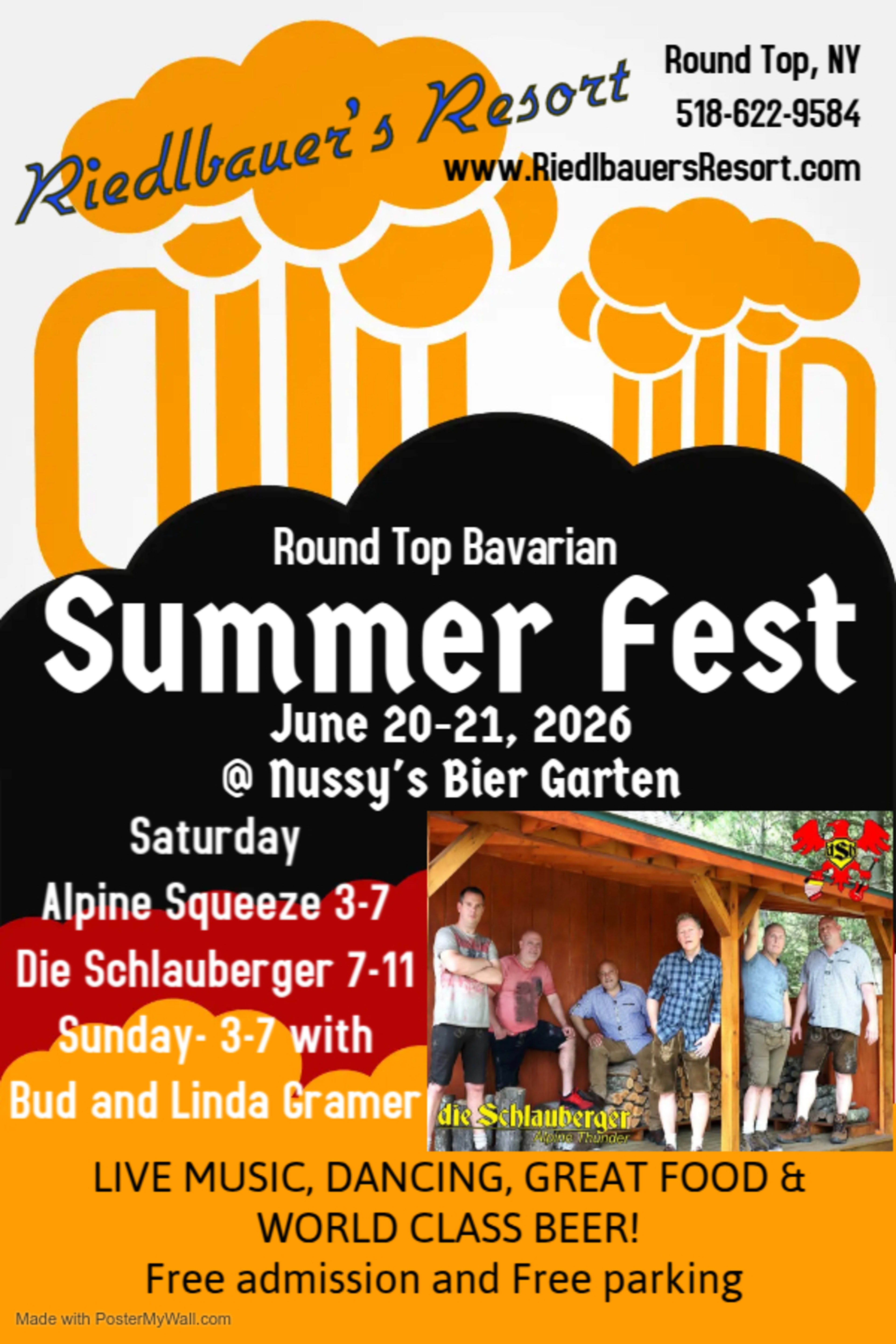 Round Top Bavarian Summer Fest @ Nussy’s Bier Garten