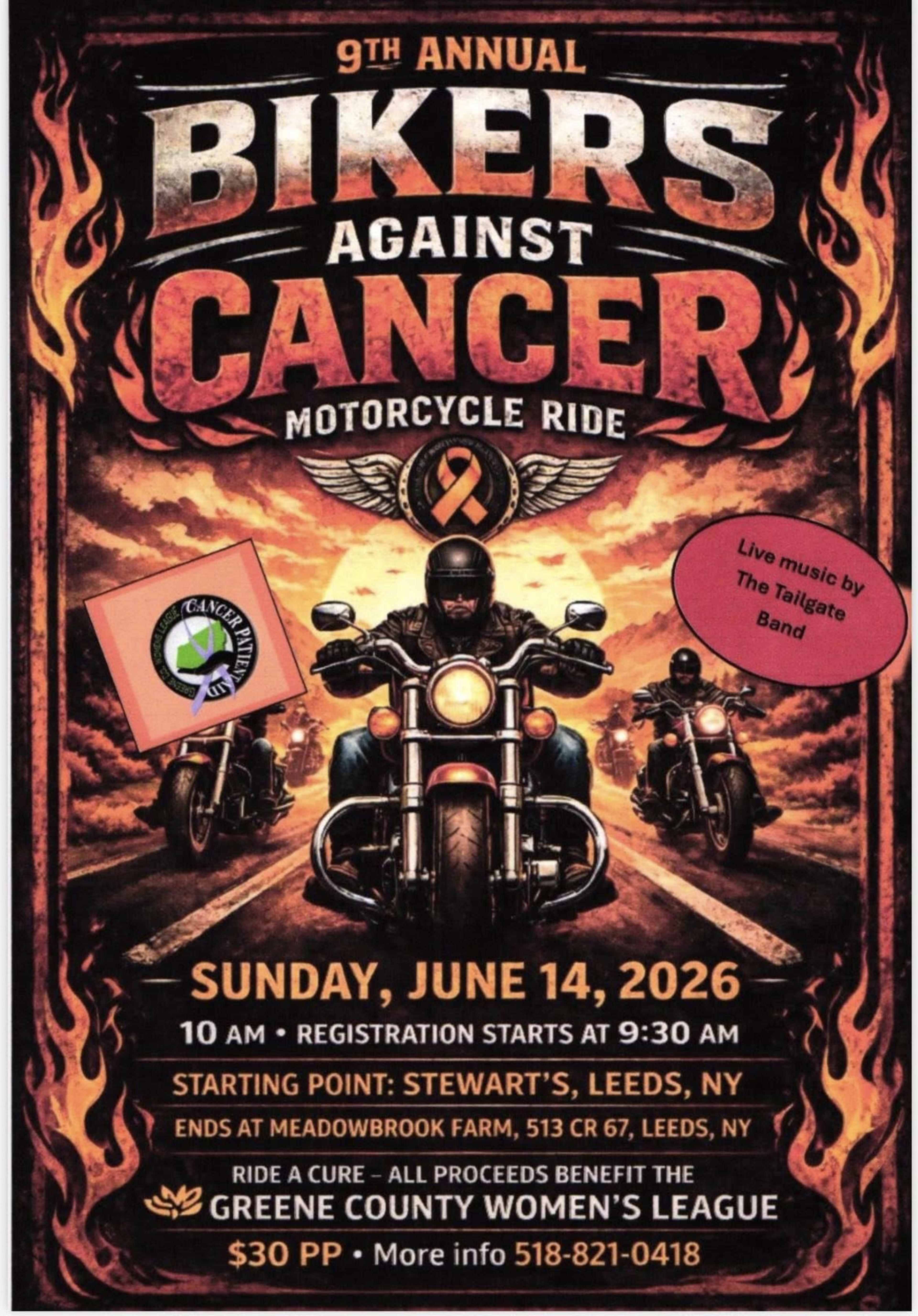Bikers Against Cancer Motorcycle Ride