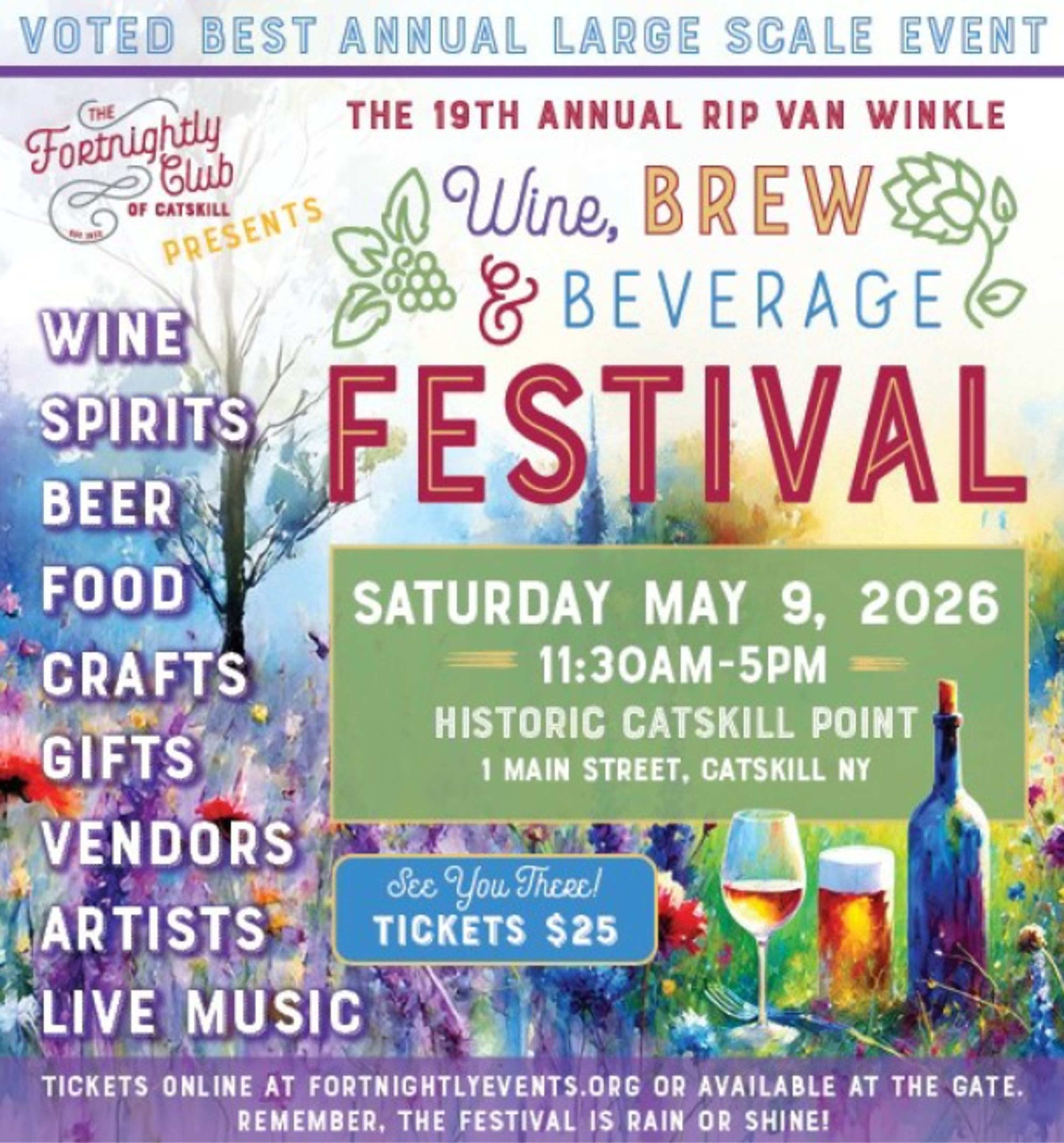 Rip Van Winkle Wine, Brew & Beverage Festival