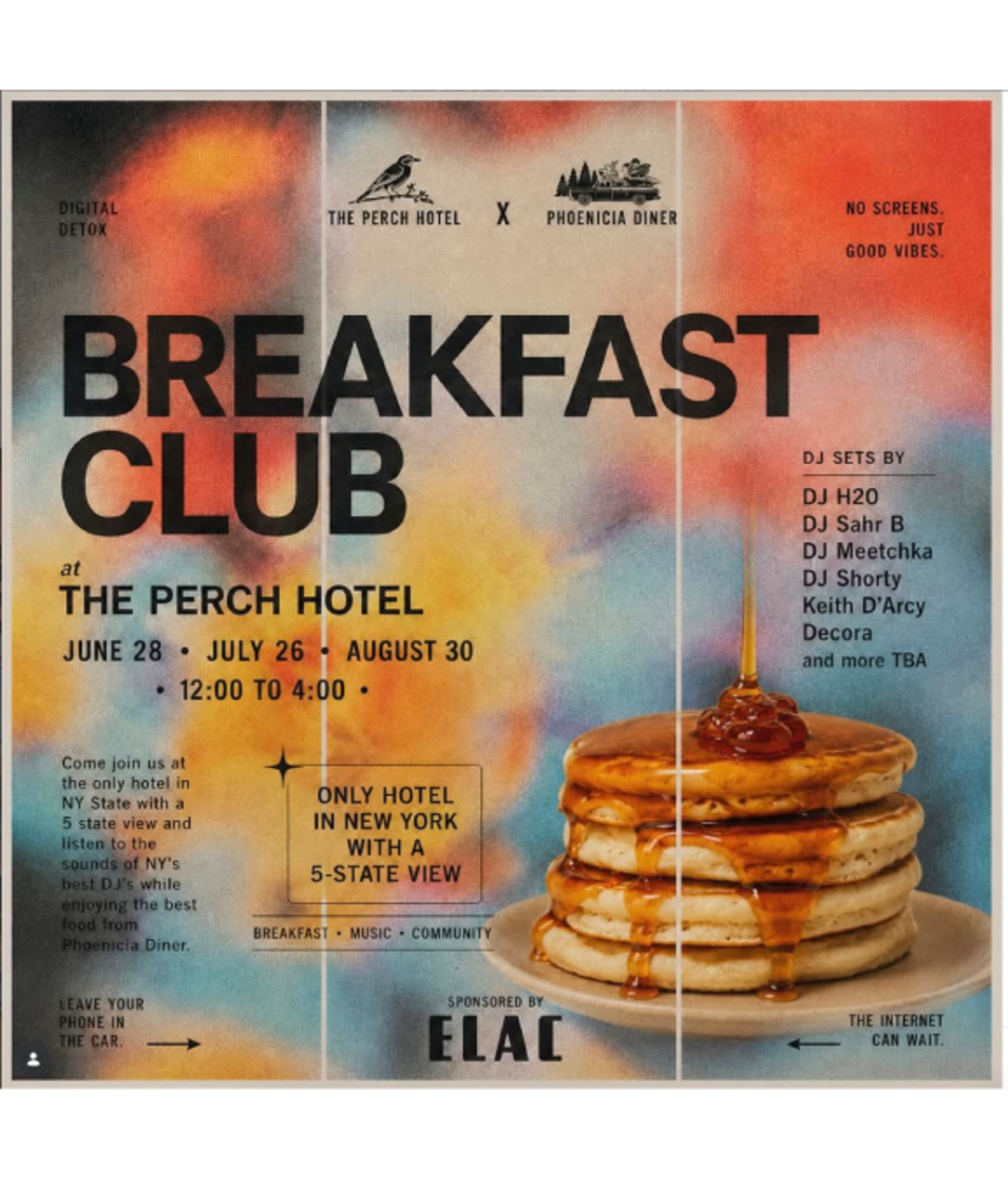 Breakfast, Beats & 5-State Views at The Perch Hotel