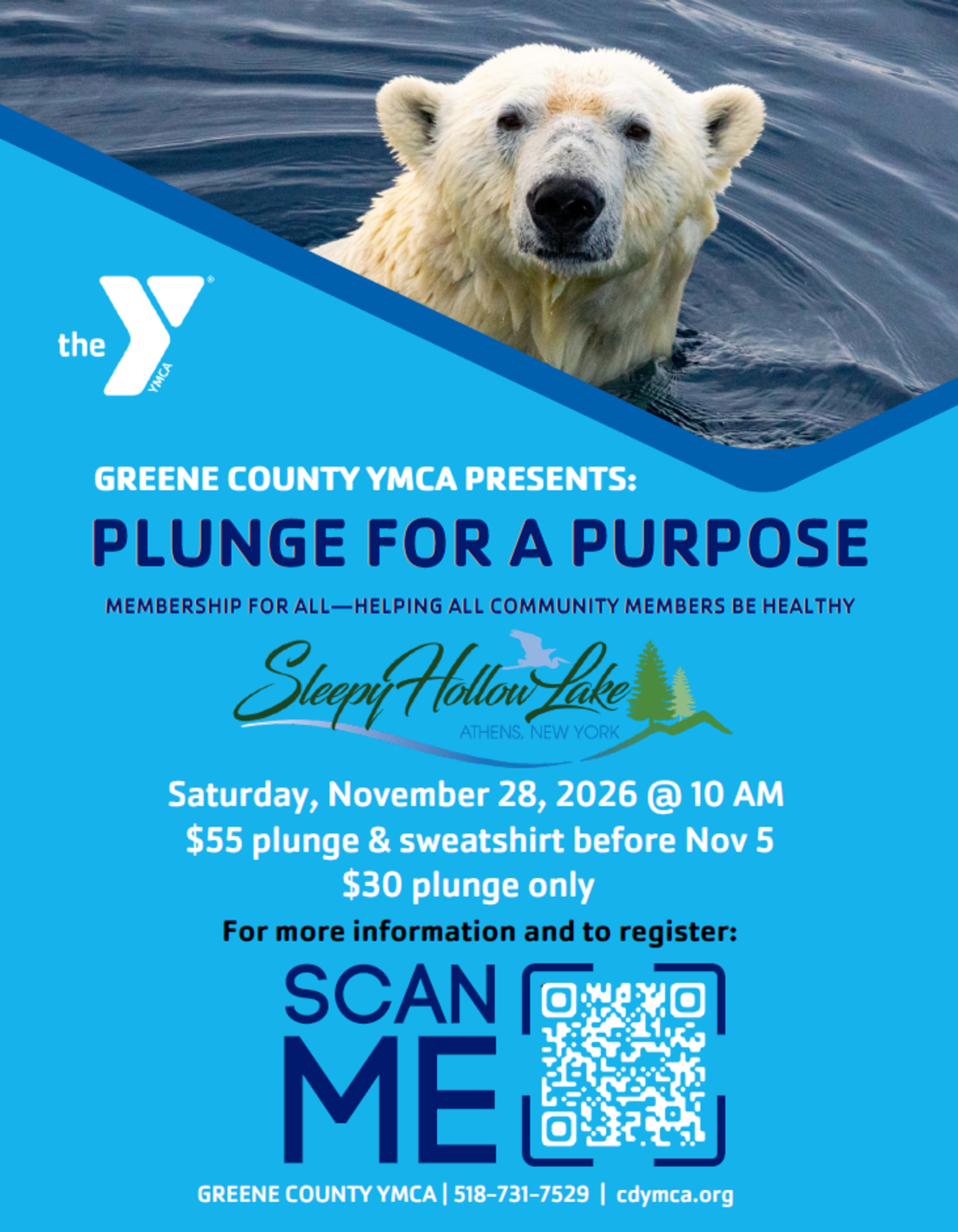 YMCA Plunge for a Purpose at Sleepy Hollow Lake — image 1