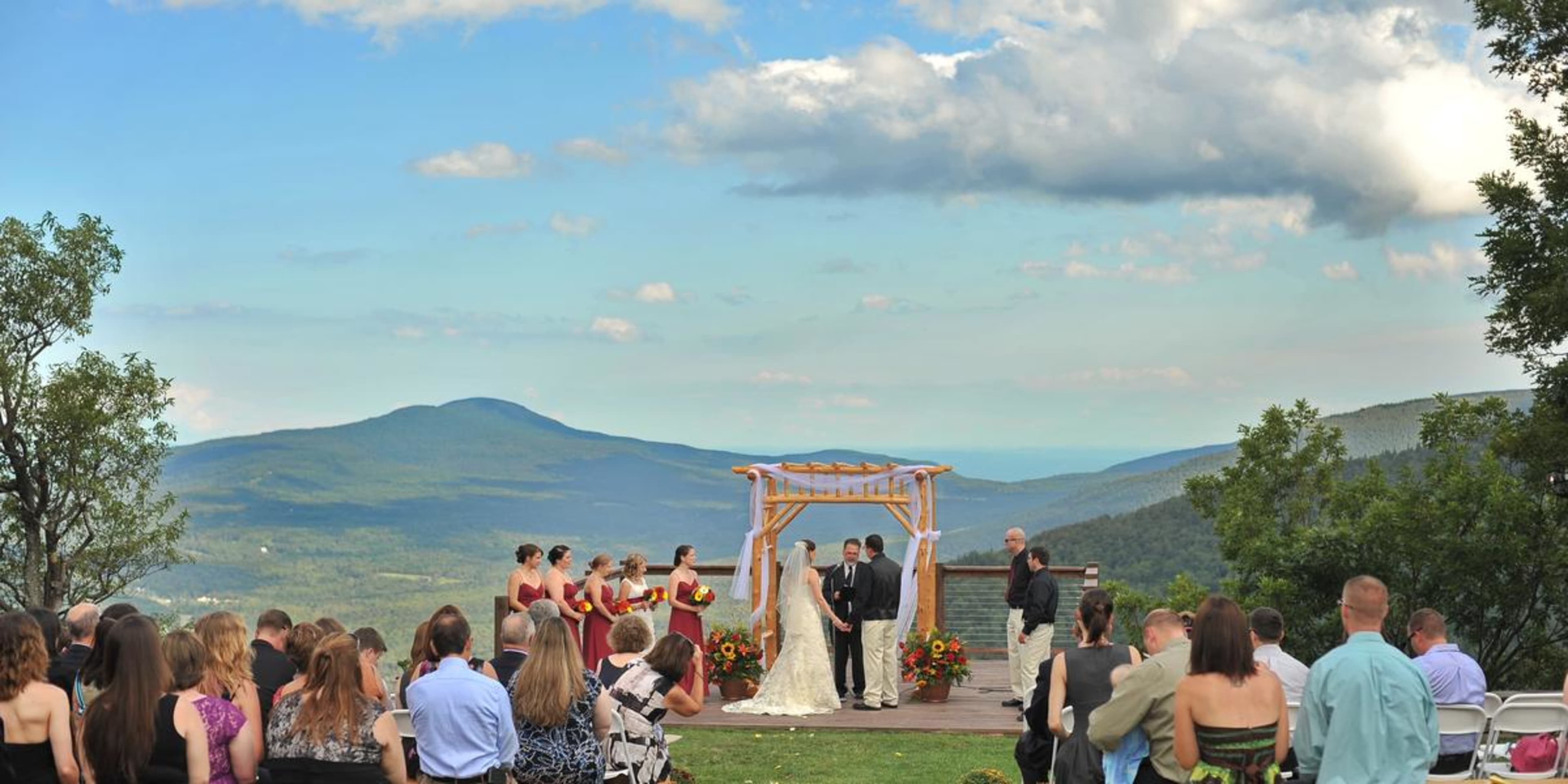 Envision your Wedding Dress in these Stunning Backdrops