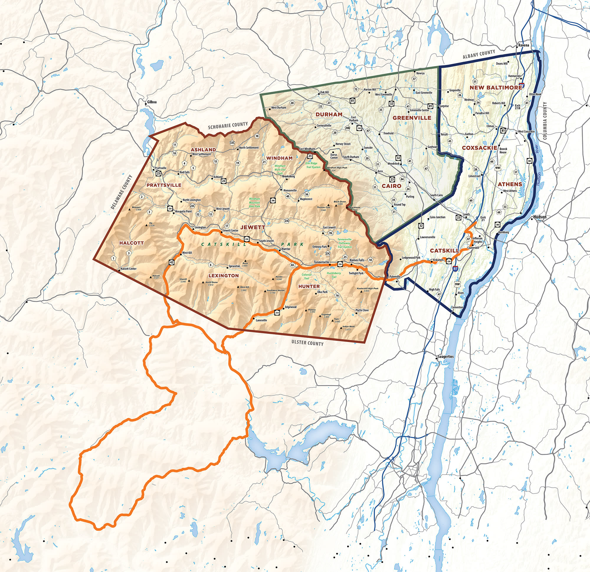 The Grand Tour of the Catskills
