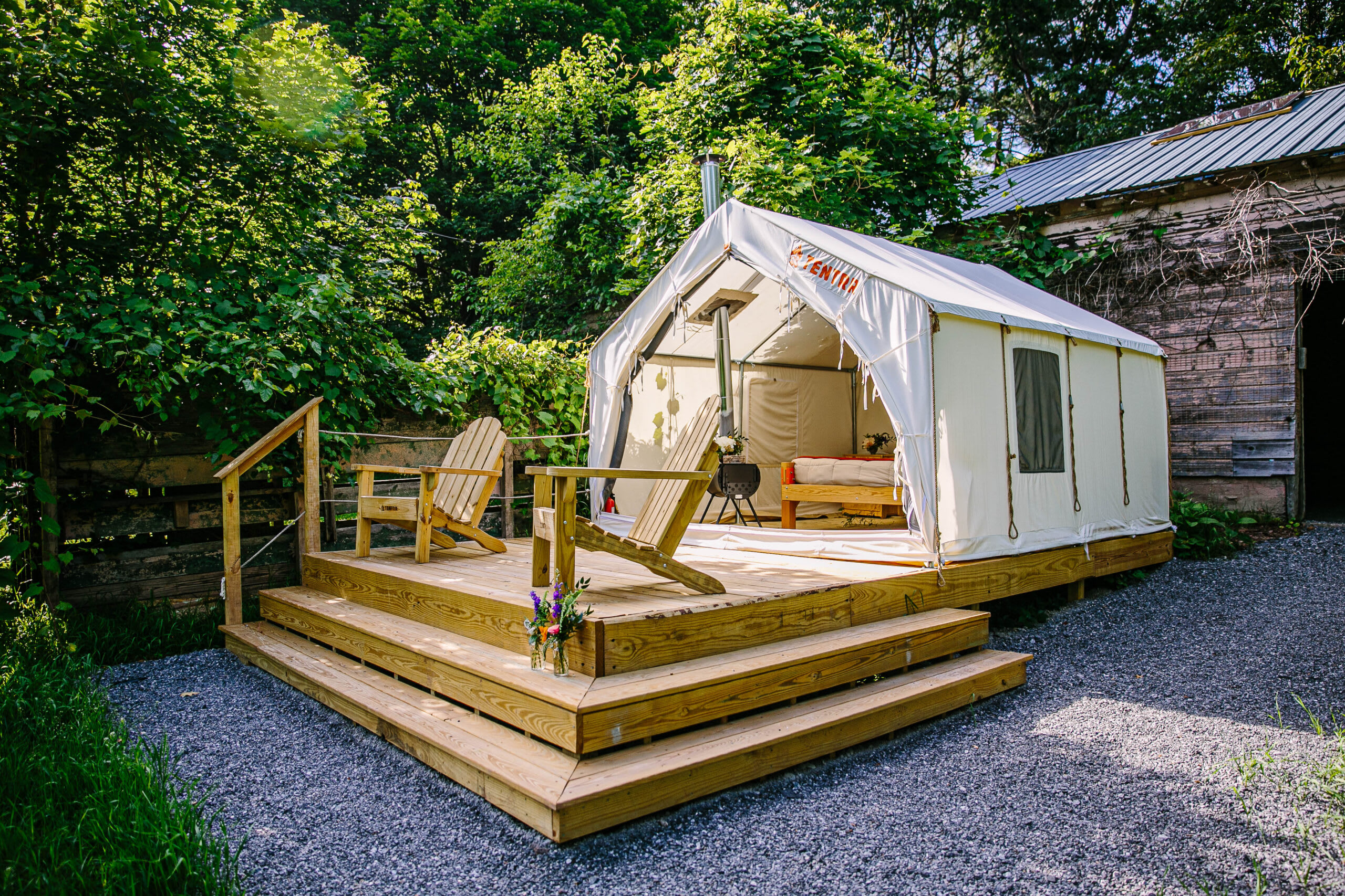 Glamping in the Catskills