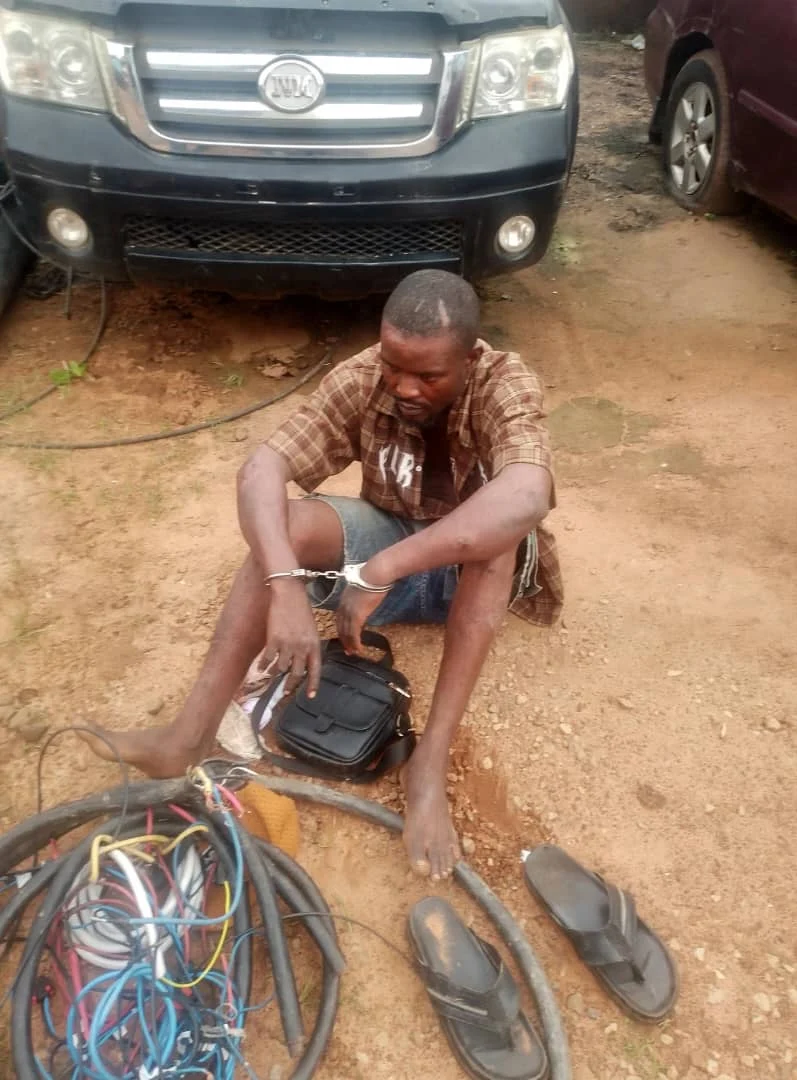 NSCDC arrests suspected telecom mast vandal in Anambra
