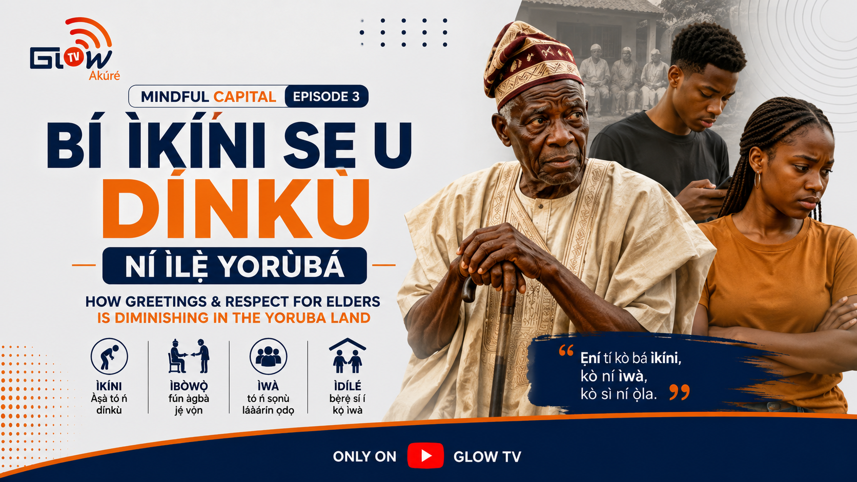 BÍ ÌKÍNI ṢE Ń DÍNKÙ NÍ ILẸ̀ YORÙBÁ — ṢÉ A TI N PADANÙ ÌBỌ̀WỌ̀ FÚN ÀGBÀ?