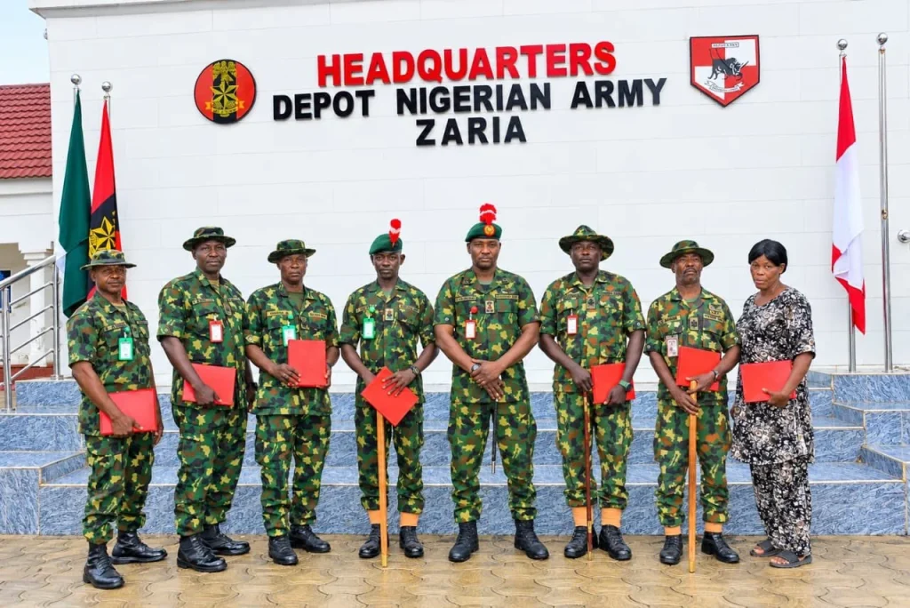 Army honours discharged Master Warrant Officers in Zaria