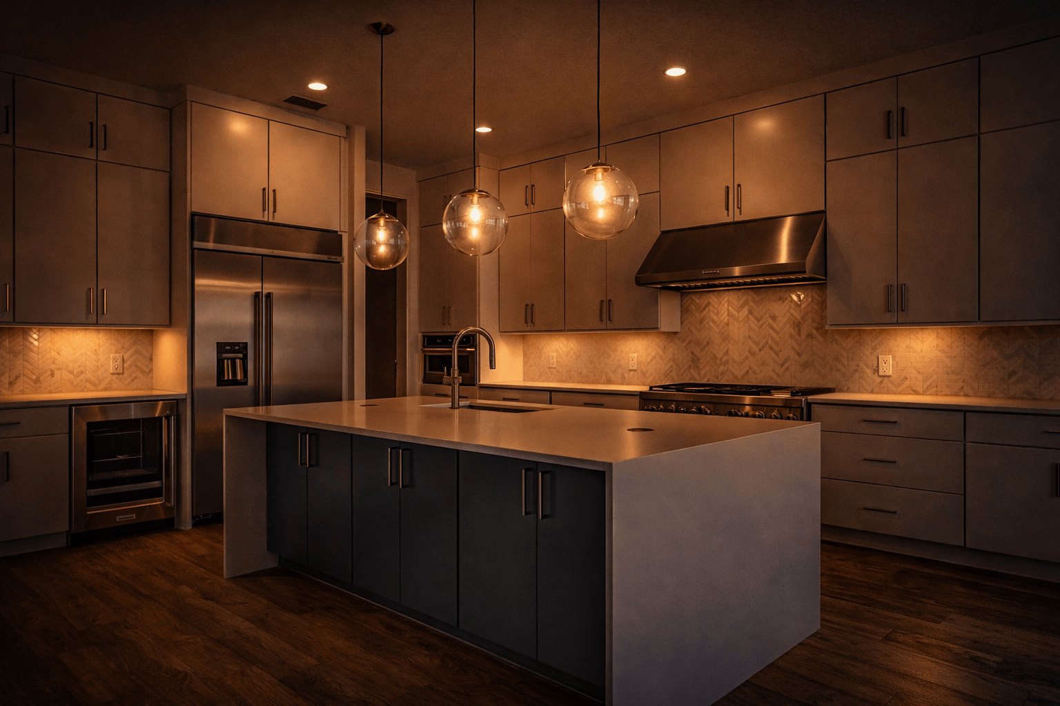 Lake Nona home kitchen