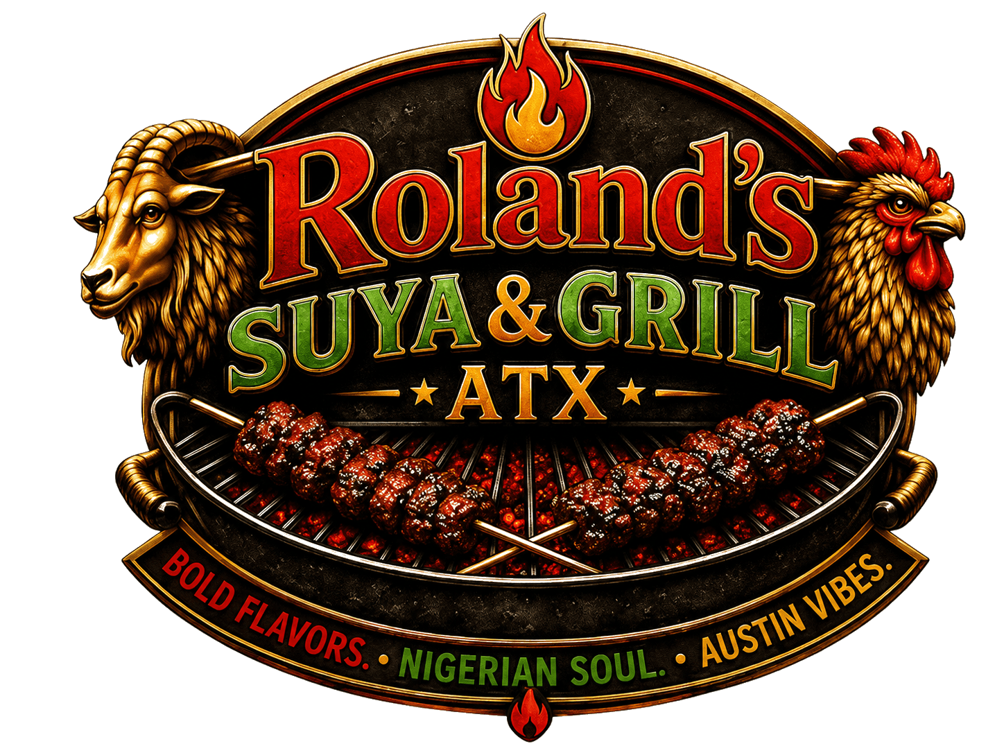 Roland's Suya and Grill Logo