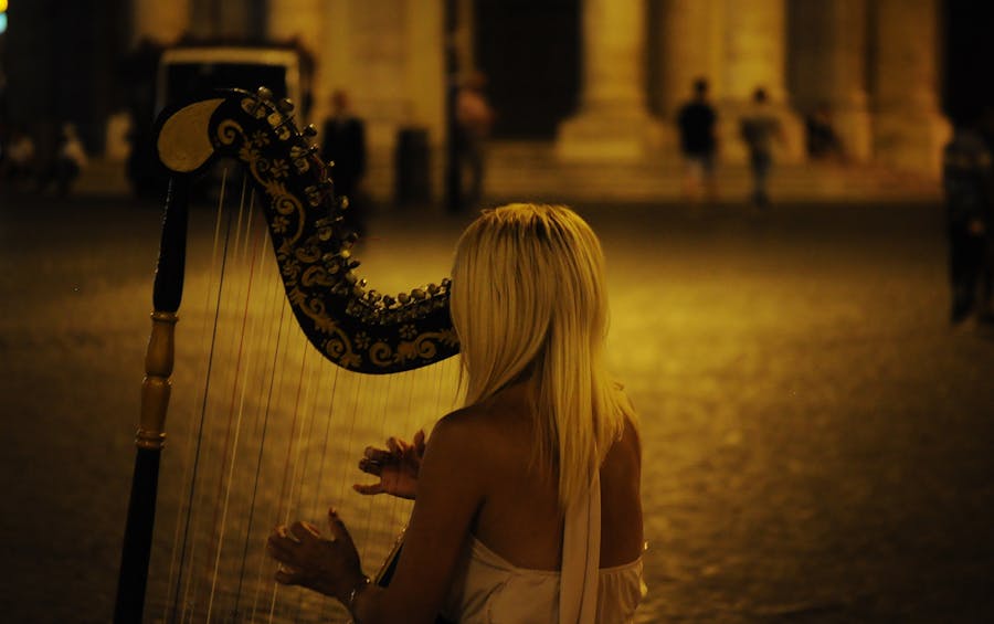 Image mystère : Harpe