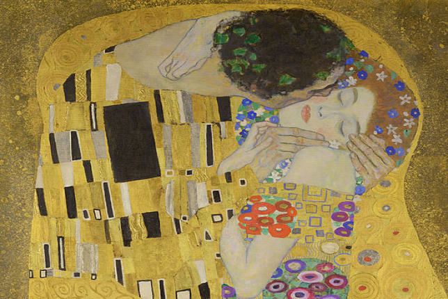 Le Baiser de Klimt (1907-1908) se distingue par l'utilisation d'un matériau précieux mêlé à la peinture, signature de sa « période dorée ». Lequel ?