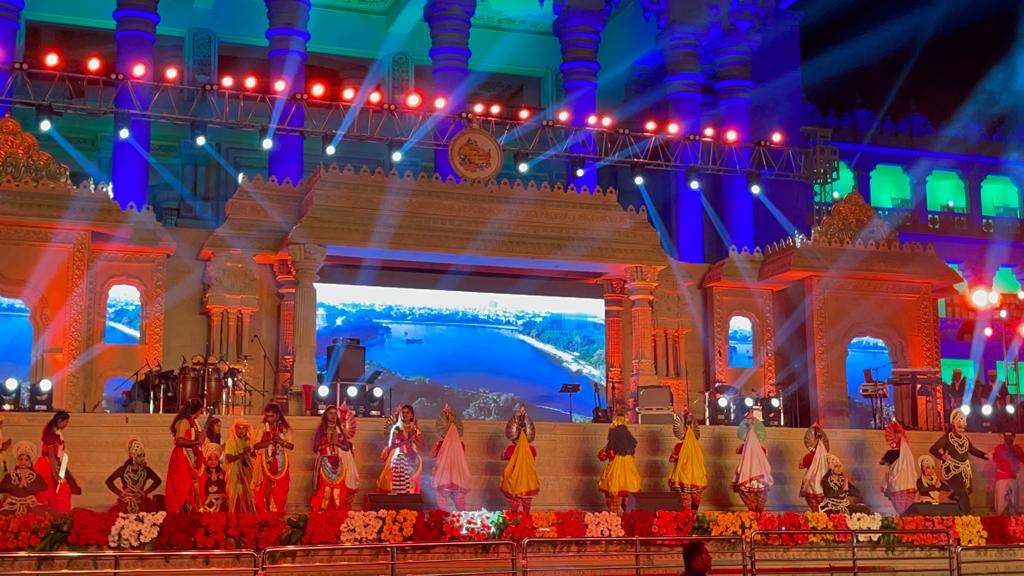 Bengaluru Habba 2022 — Yakshagana Performance infront of Vidhana Soudha Bengaluru