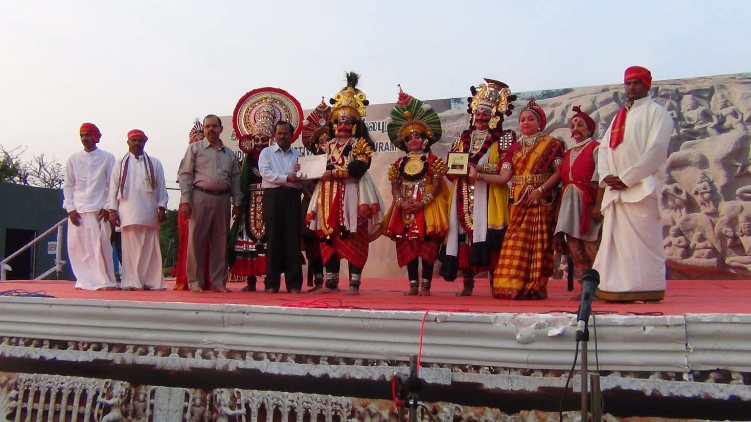 Indian Dance Festival at Mamallapuram — Yakshagana by KMY
