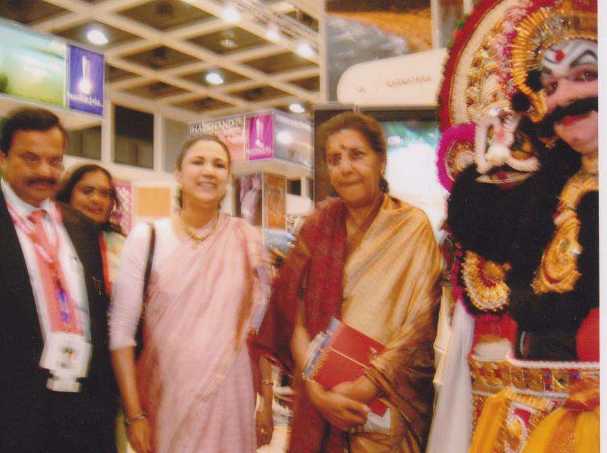 ITB Berlin 2007 — With Honourable Minister for Tourism : Shrimathi Ambika Soni