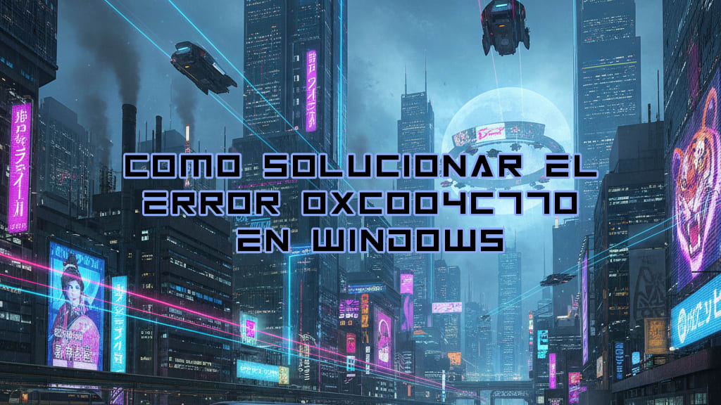 Como solucionar el error 0xC004C770 en Windows
