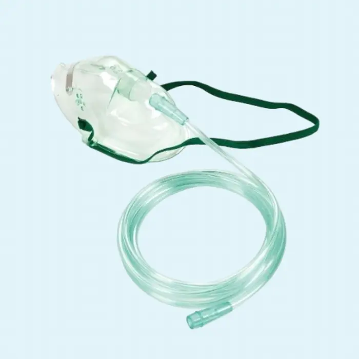 Masti de oxigen cu nebulizator pentru copii, cu clip pentru fixare pe nas si tubulatura, sterile, lungime tub 200cm