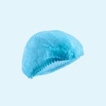 Bonete medicale cu elastic ( tip capeline ) albastre
