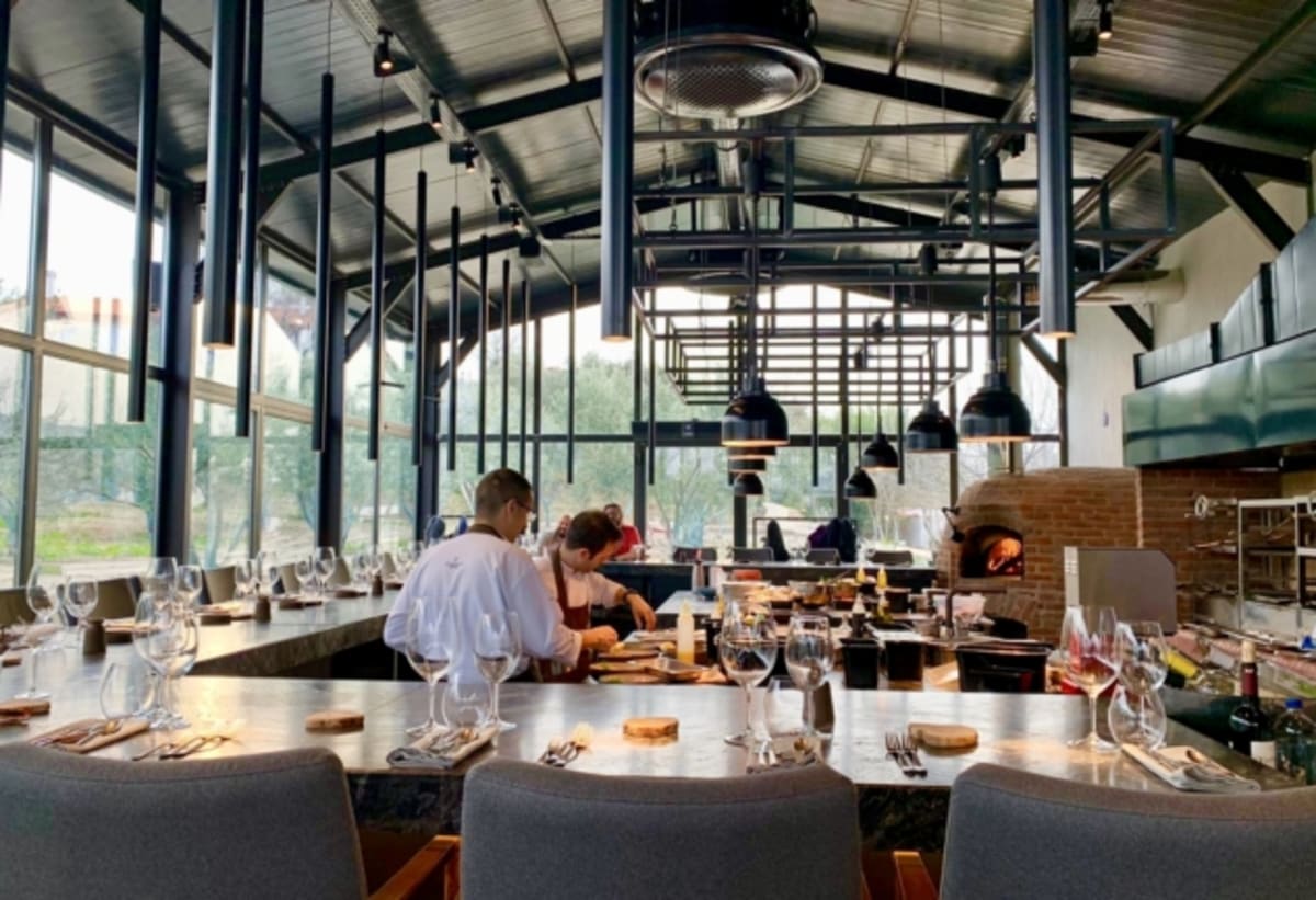OD Urla restoranı ve tabak sunumu