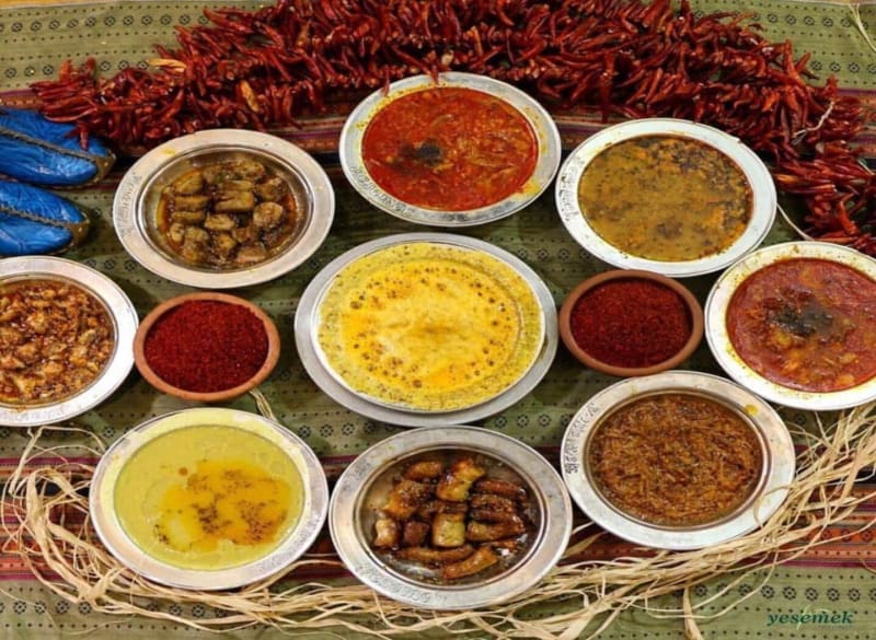 Yesemek Gaziantep Mutfağı yemek fotoğrafı