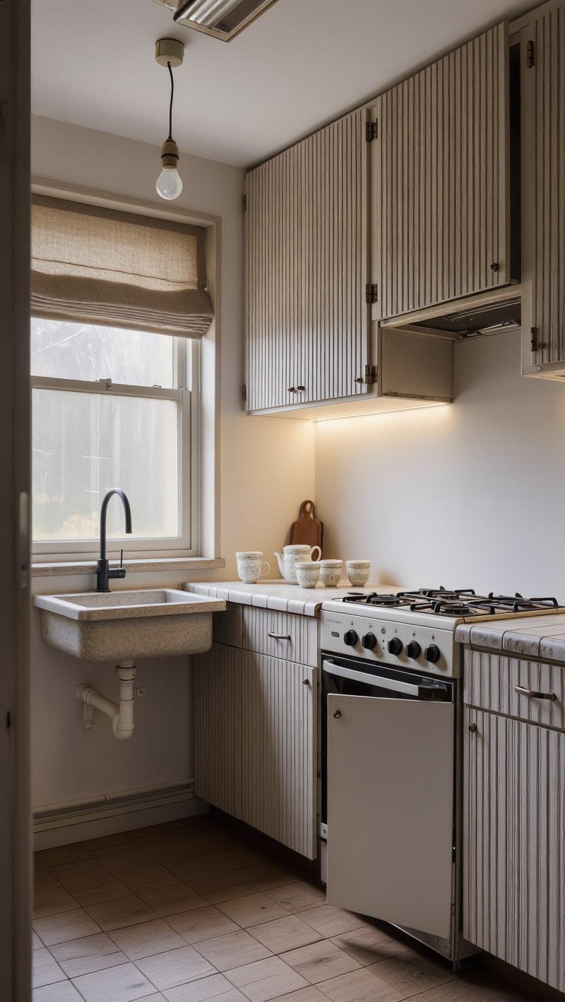 Family kitchen after transformation