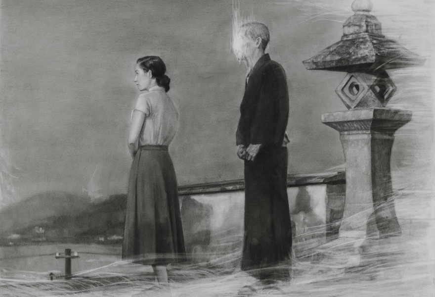 Meiro Koizumi's mist drawings reveal taboos and complexity