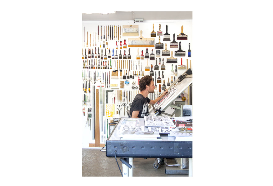 The studio of... Vincent de Boer