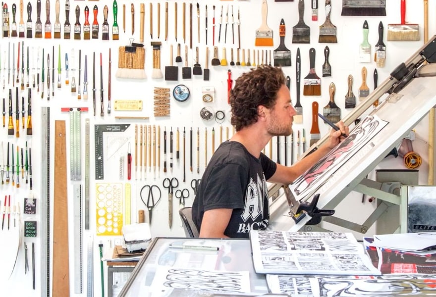 Het atelier van... Vincent de Boer