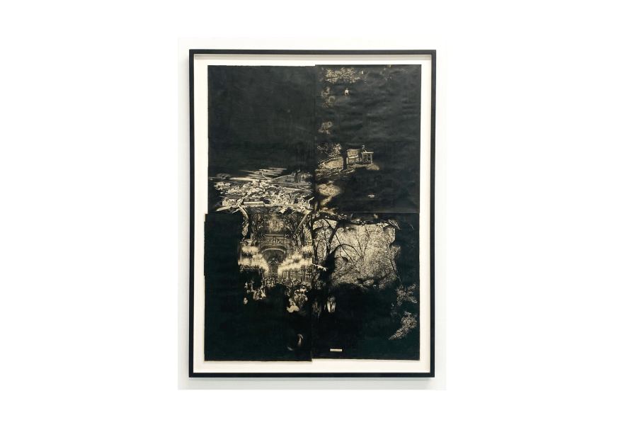 The dark undertone of the idyll |
Guy Vording's elusive collages