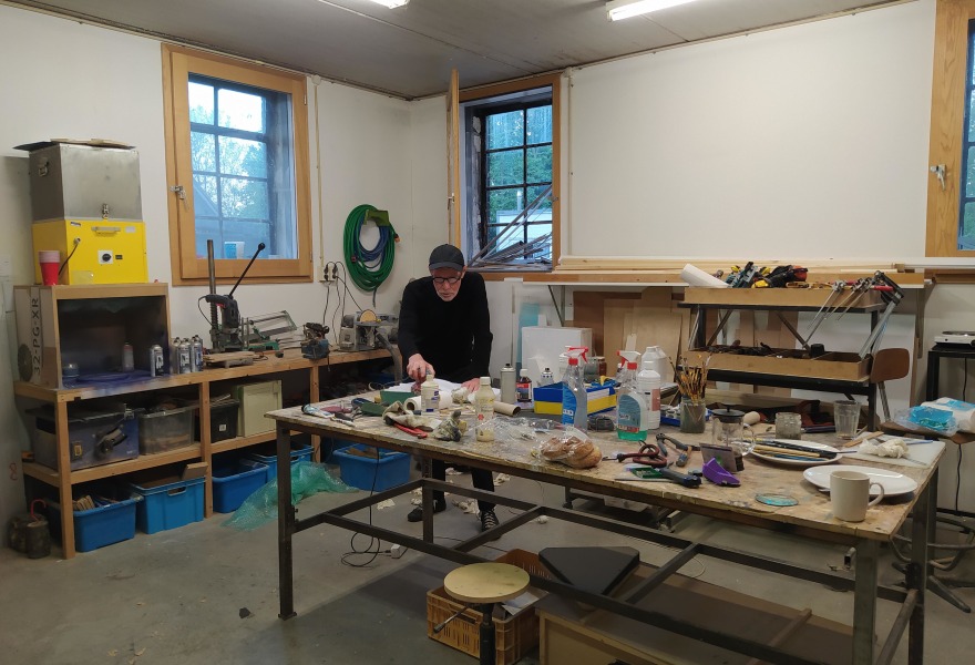 The studio of... Maurice van Tellingen