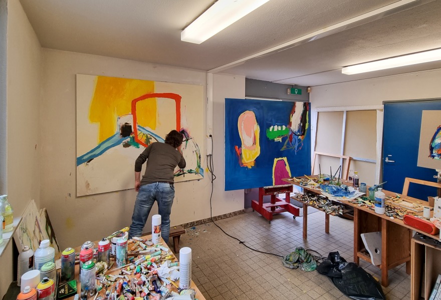 The studio of... Wim Jacobs