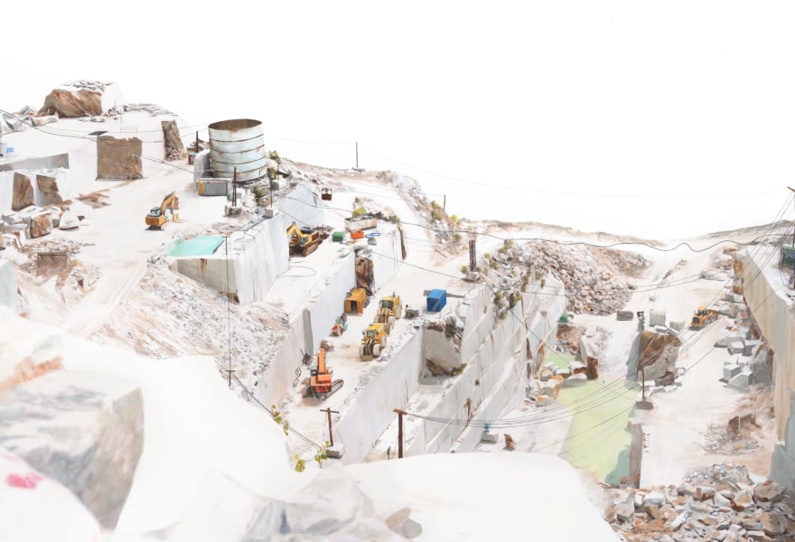 Hans Temmerman: een dialoog van marmer en canvas