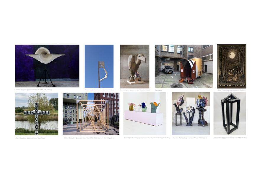 Outdoor art at Art Rotterdam