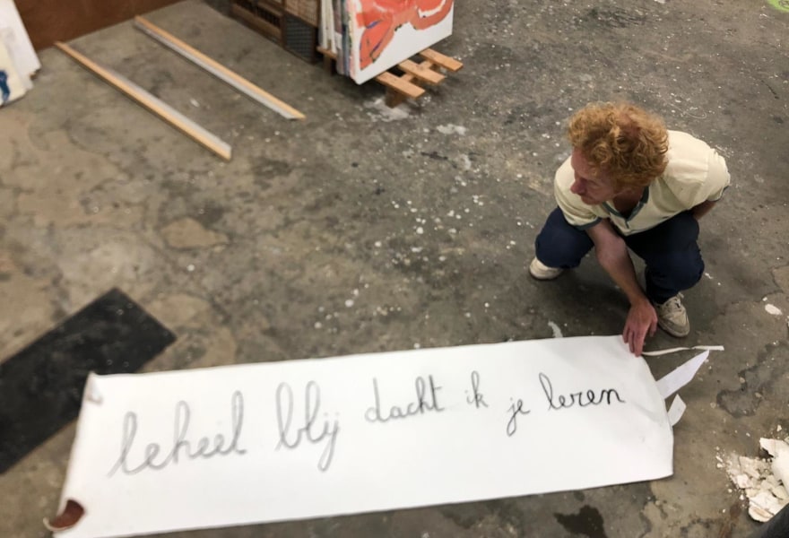 Het atelier van... Wannes Lecompte