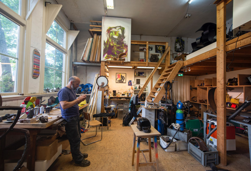 The studio of... Eelke van Willegen