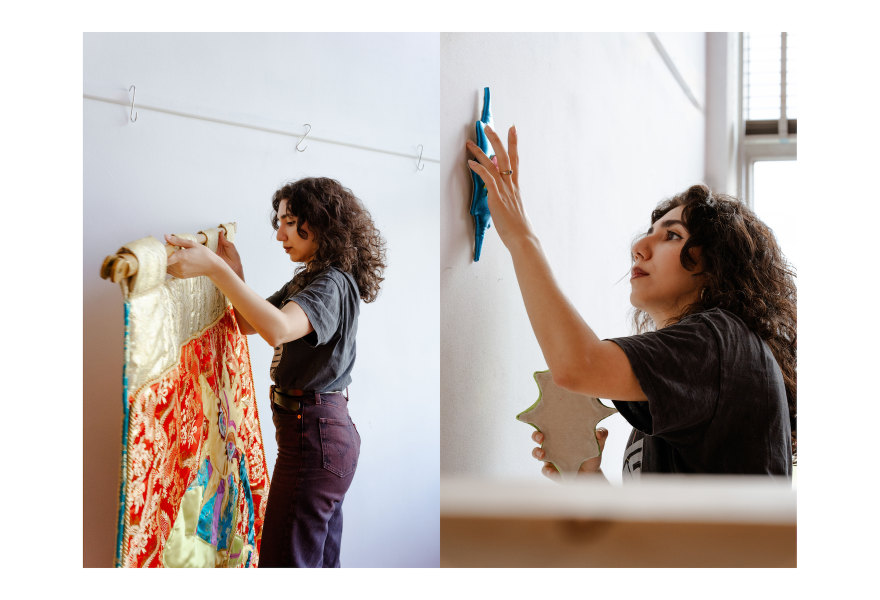 The studio of... Hemaseh Manawi Rad