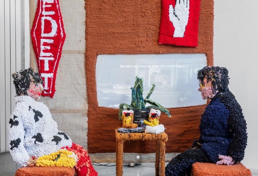 Love, politics and textiles: Elen Braga at Wouters Gallery