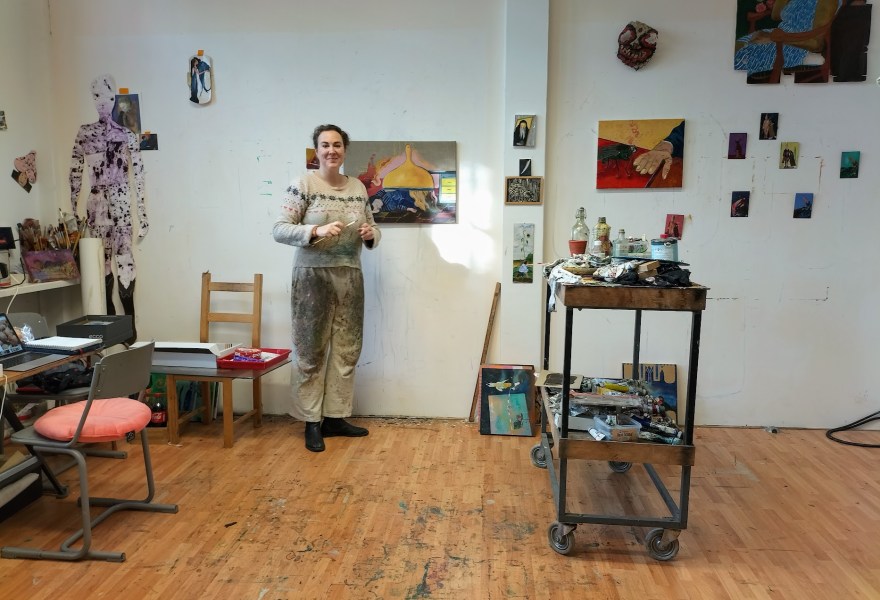 The studio of... Lotte van Lieshout