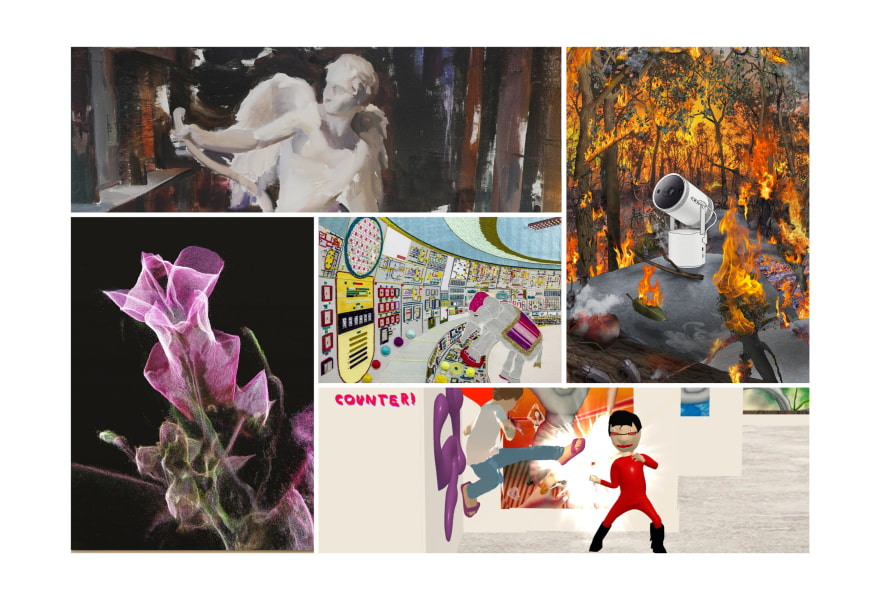 Hybrid worlds at Art Rotterdam: from floral data visions to game fights in the white cube