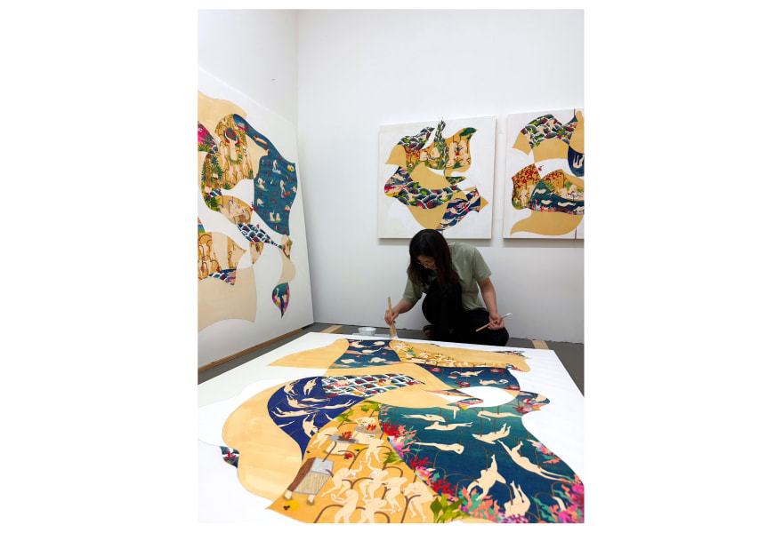 The studio of… Songnyeo Lyoo