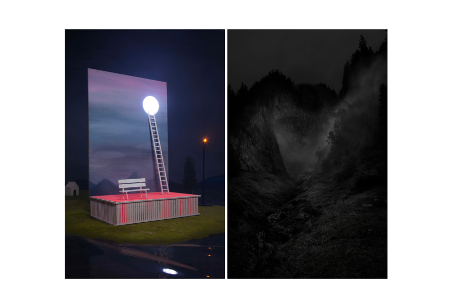 Inner Landscapes at Galerie Helder: from starlight to cardboard maquettes