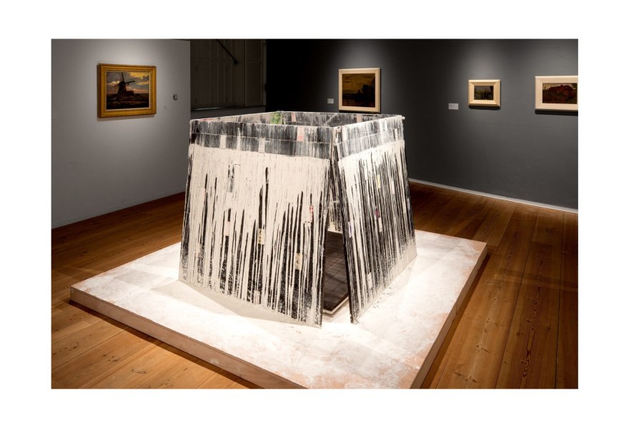 Remy Jungerman in dialoog met Mondriaan in het Mondriaanhuis