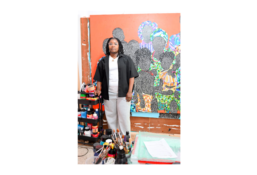 Het atelier van... Tyna Adebowale