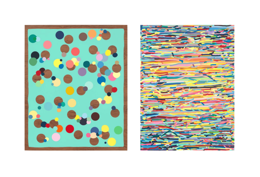 Daan den Houter: a work that moves between wood and surface