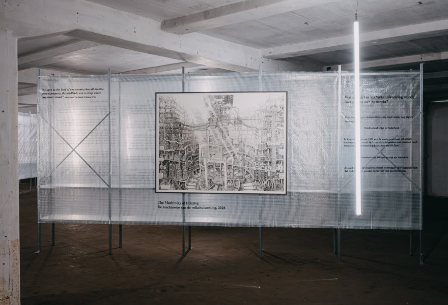 Carlijn Kingma at Brutus: reading the housing crisis as a machine