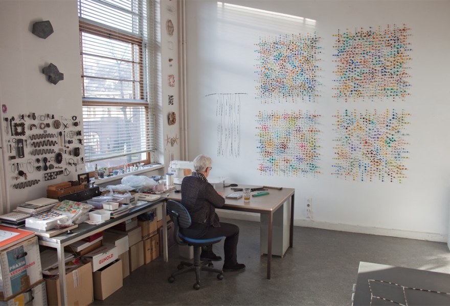 The studio of... Marian Bijlenga