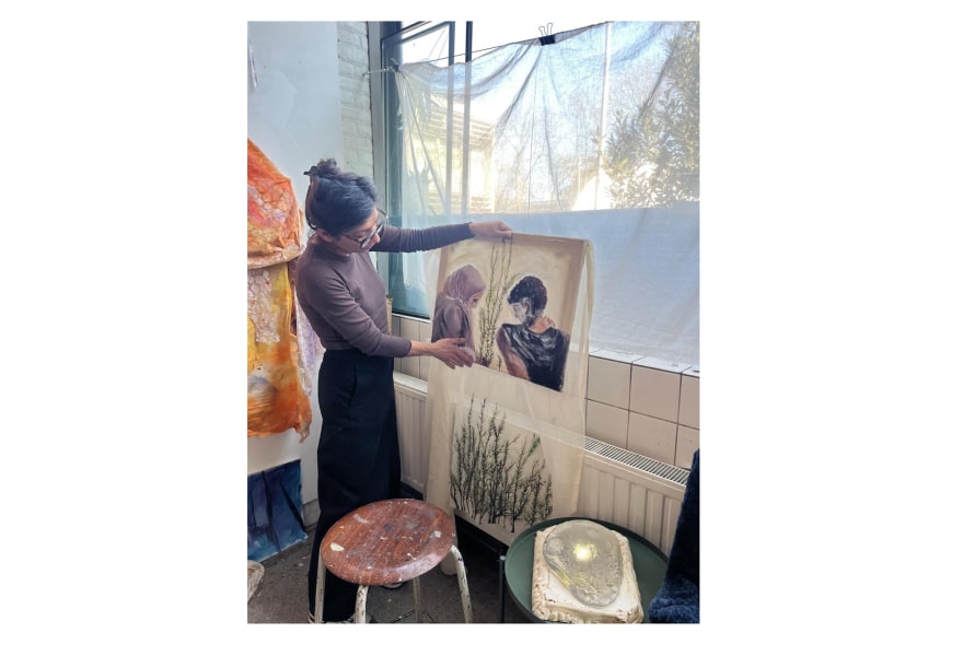 Het atelier van... Atousa Bandeh Ghiasabadi