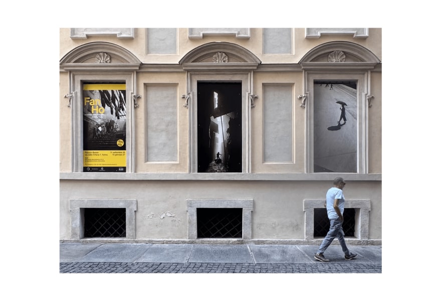 Fan Ho in Milan: the human figure and the geometry of the city