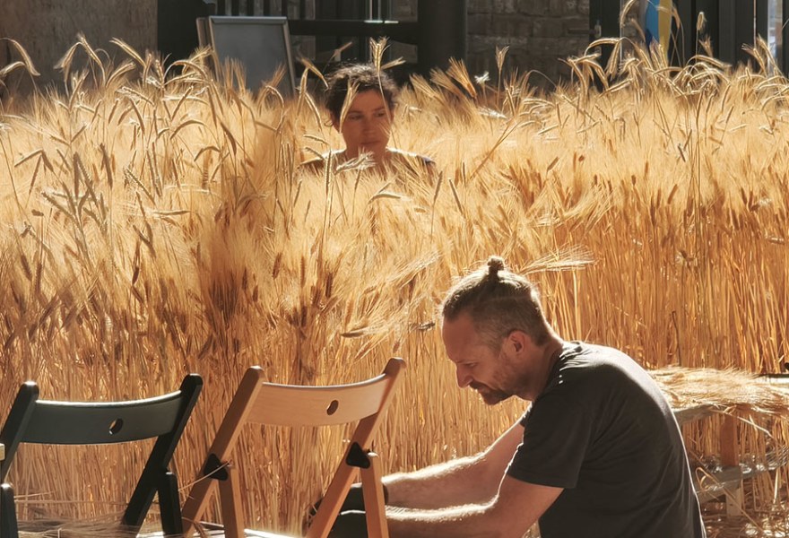 The studio of... Wolfgang Ganter and Ria Wank