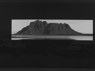 An overwhelming landscape, captured in shades of gray